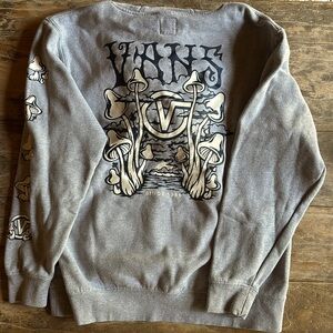 Vans Hoodie, size medium, mushroom graphics